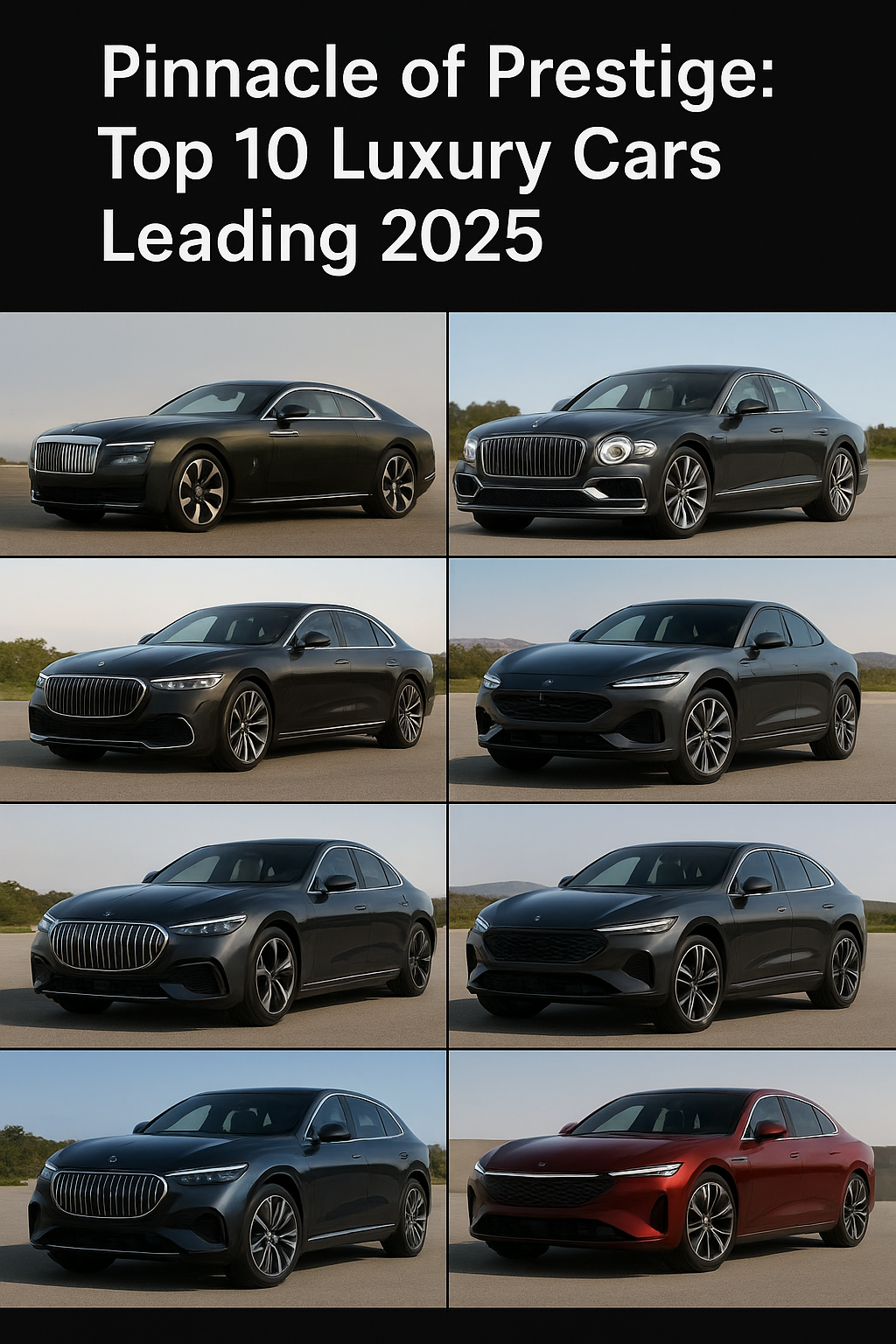 Top 10 Luxury Cars Leading 2025