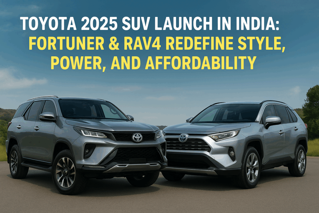 Toyota 2025 SUV Launch in India